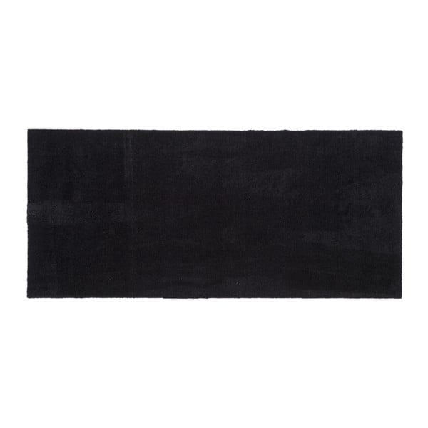 Unicolor fekete lábtörlő, 67 x 150 cm - tica copenhagen