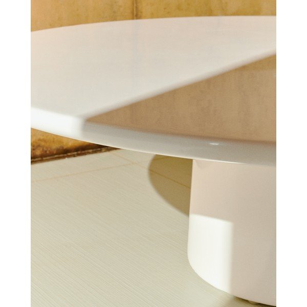 Beton kerek kerti dohányzóasztal ø 110 cm Albanella – Kave Home-image-3