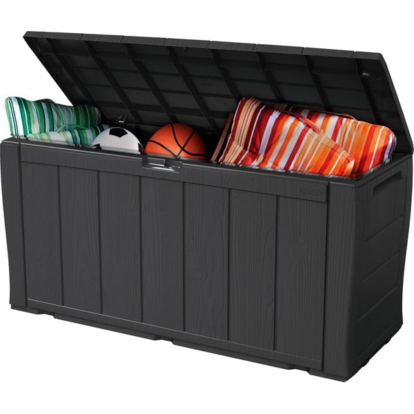 Sötétszürke kerti tárolódoboz Sherwood – Keter-image-2