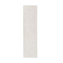 Elefántcsont színű kézi szövésű gyapjú futószőnyeg 60x230 cm Zen Garden – Flair Rugs