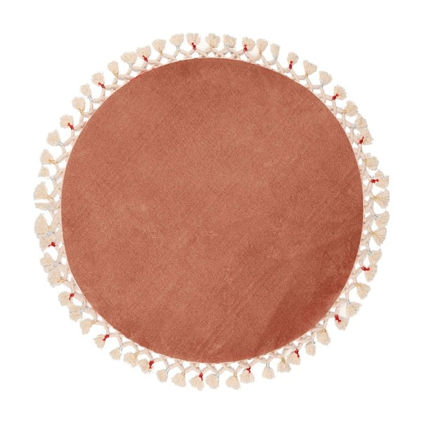 Barna fürdőszobai kilépő ø 80 cm Tuft – Foutastic