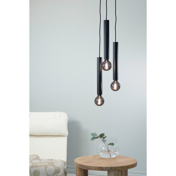 Fekete függőlámpa fém búrával 25x25 cm Sencillo - Markslöjd-image-1