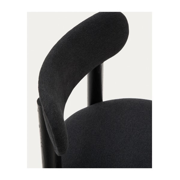 Fekete tölgyfa étkezőszék szett 2 db-os Nebai – Kave Home-image-4