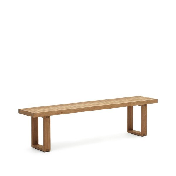 Natúr színű tömörfa kerti pad Canadell – Kave Home