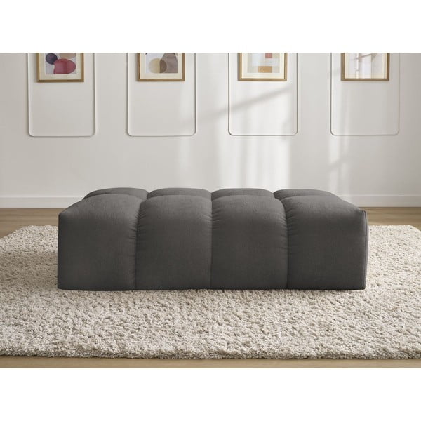 Sötétszürke zsenília lábtartó Everest – Bobochic Paris-image-3