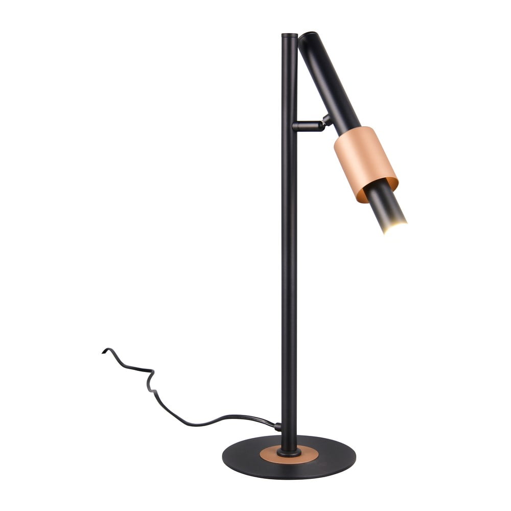 Fekete-bronzszínű LED asztali lámpa (magasság 50 cm) Ikaris Trio Select