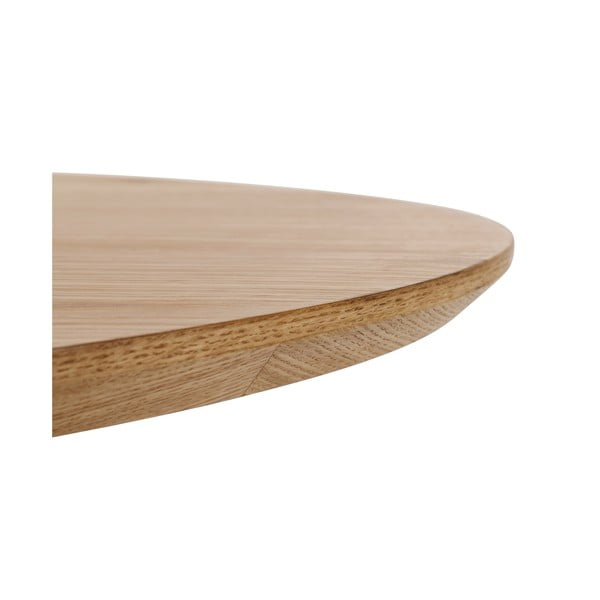 Étkezőasztal tölgyfa dekoros asztallappal 100x220 cm Heaven – Actona-image-4