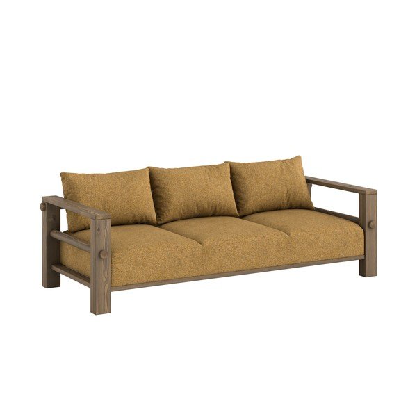Okkersárga kanapé 225 cm Bare – Karup