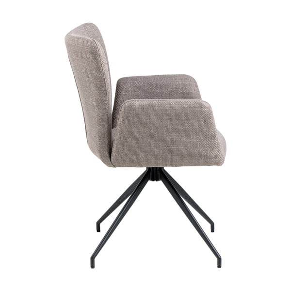 Szürke kárpitozott étkezőfotel szett 2 db-os Laura – Actona-image-4