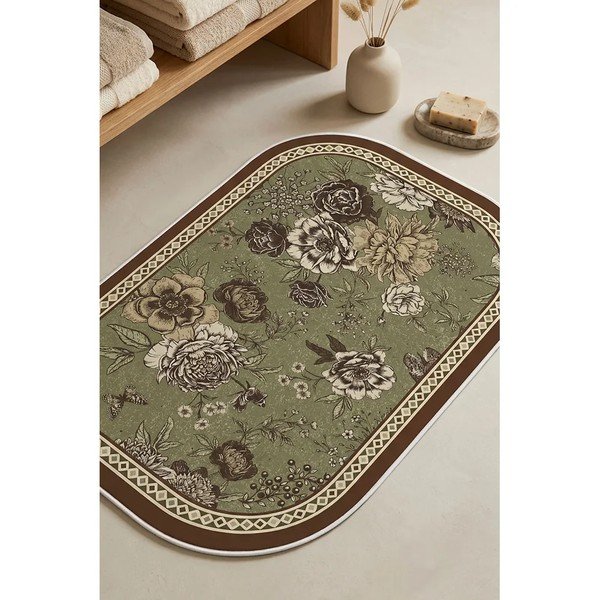 Zöld fürdőszobai kilépő 60x90 cm – Foutastic-image-4