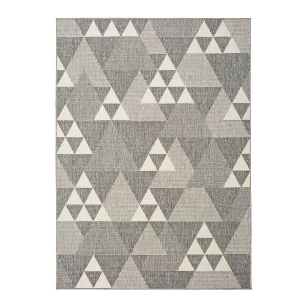 Clhoe Triangles szürke szőnyeg, 80 x 150 cm - Universal