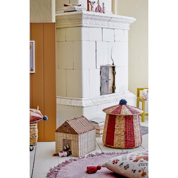 Natúr színű vízijácint játéktároló kosár ø 40x40 cm Birsen – Bloomingville Mini-image-1