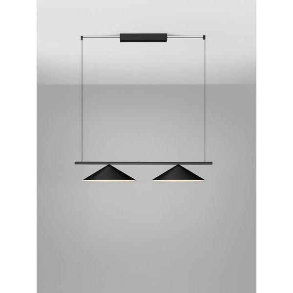Matt fekete alumínium LED függőlámpa Lui – Nova Luce-image-3