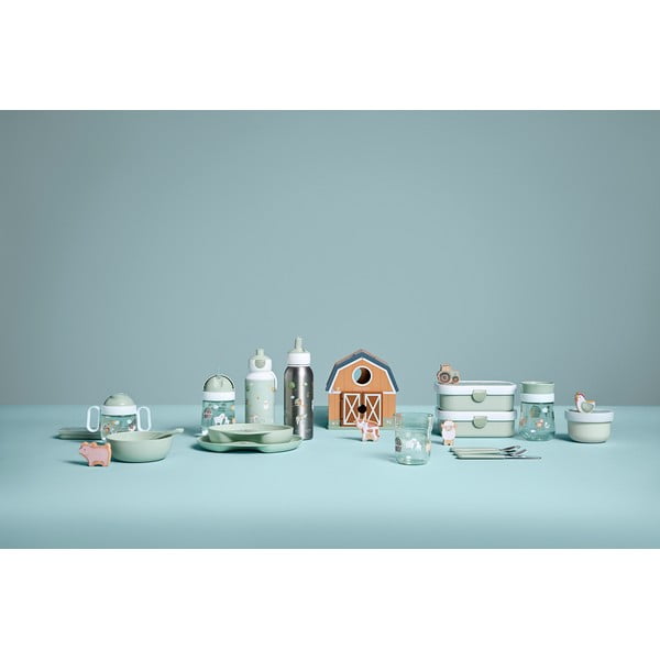 Világoszöld tritán gyerek bögre 200 ml Little farm – Mepal-image-2