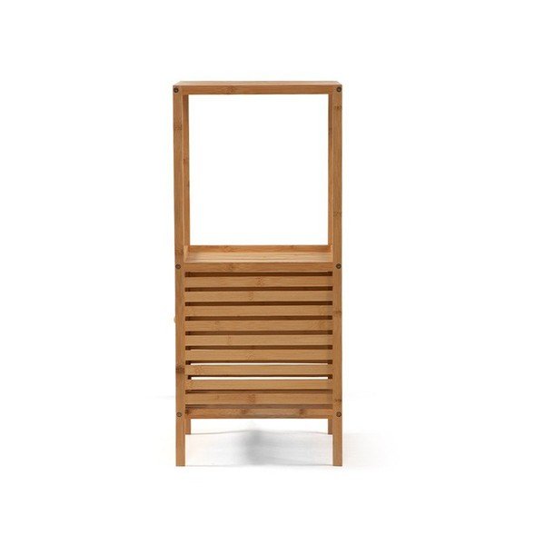 Natúr színű bambusz fürdőszobai polcos állvány 35x80 cm Auren – Bonami Essentials-image-3
