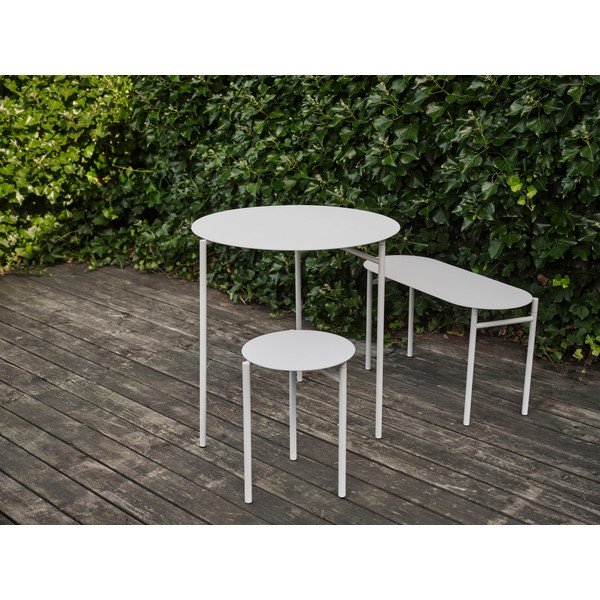 Fehér fém ülőke Disc – Zone-image-1