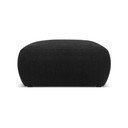 Fekete buklé puff Molino – Micadoni Home