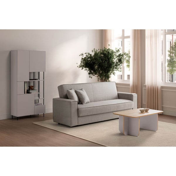 Krémszínű könyvespolc 84x175 cm Perla – Marckeric-image-1