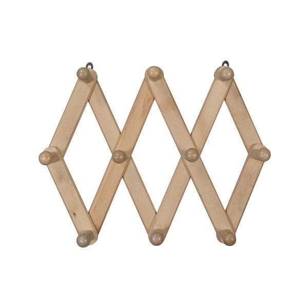 Natúr színű nyírfa fali fogas Levin – WOOOD-image-3