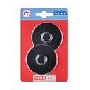 Turbo-Loc Classic Plus 2 db fekete öntapadós fali tartó - Wenko