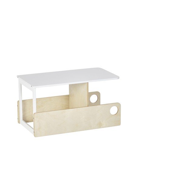 Fehér-natúr színű tanulótorony Nuun – Kave Home-image-2