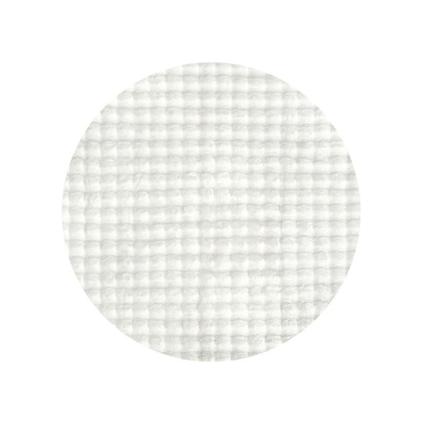 Fehér mosható kerek szőnyeg ø 80 cm Bubble White – Mila Home