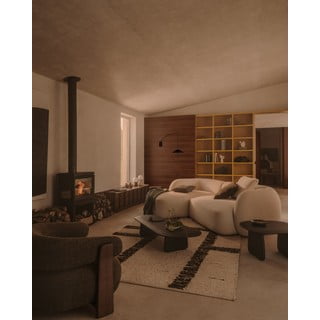 Krémszínű kétoldalas gyapjú szőnyeg 160x230 cm Hadin – Kave Home