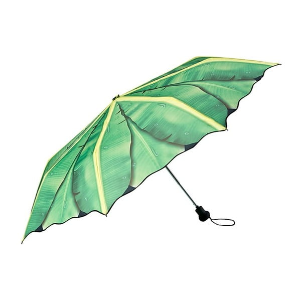 Banana Leafes zöld összecsukható esernyő - Von Lilienfeld