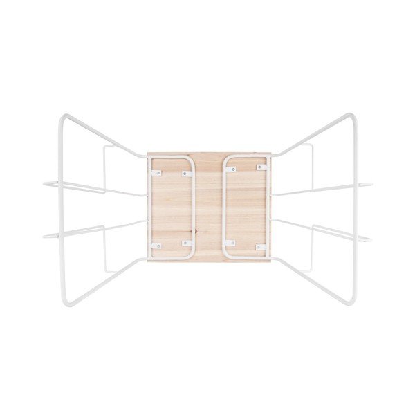 Wired fehér sarokasztal, újságtartóval - Leitmotiv-image-2