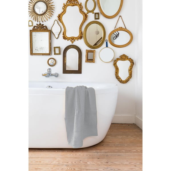 Világosszürke törölköző, 50 x 100 cm - Tiseco Home Studio-image-1