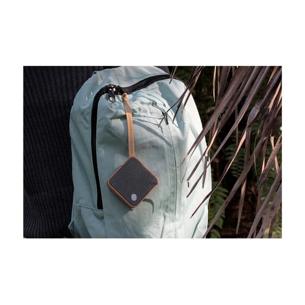 Square sötétbarna bluetooth hangszóró - Gingko-image-2