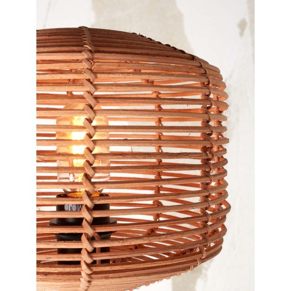 Natúr színű állólámpa rattan búrával (magasság 130 cm) Tanami – Good&Mojo-image-4