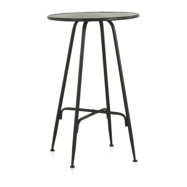 Industrial Style fekete fém bárasztal, magasság 100 cm - Geese