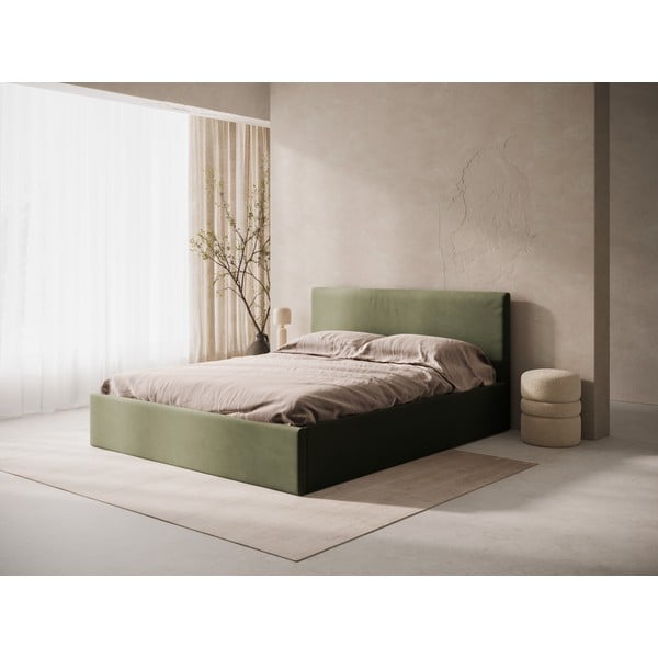 Zöld kárpitozott ágytámla 170,5x100 cm Remo – Micadoni -image-1