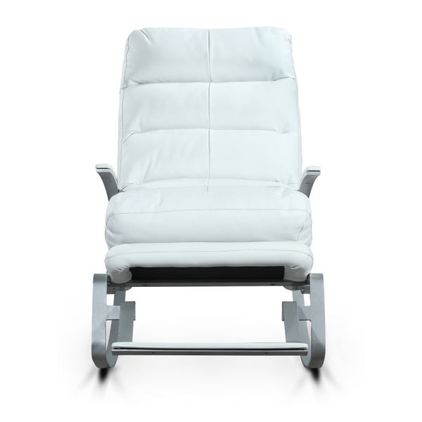 Rockport fehér műbőr hintaszék - Garageeight-image-1