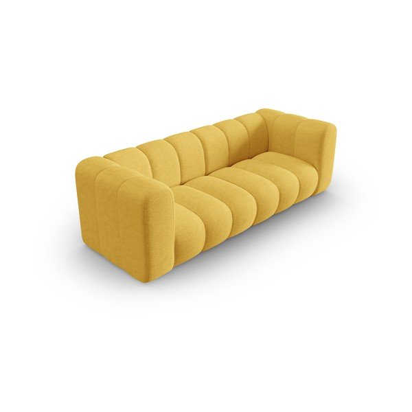 Sárga kanapé 228 cm Lupine – Micadoni Home-image-3