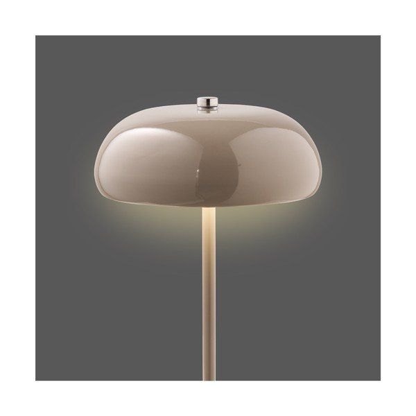 Szürkésbarna fém LED asztali lámpa (magasság 23 cm) Margate – House Nordic-image-3