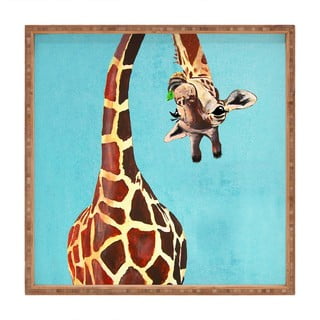Cheeky dekoratív fatálca, 40 x 40 cm