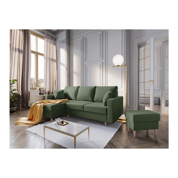 Aubrieta zöld puff, 60 x 45 cm - Mazzini Sofas-image-4