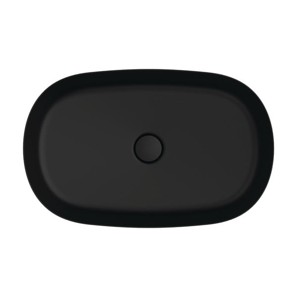 Matt fekete kerámia mosdókagyló 60x38 cm Ipalyss – Ideal Standard-image-2
