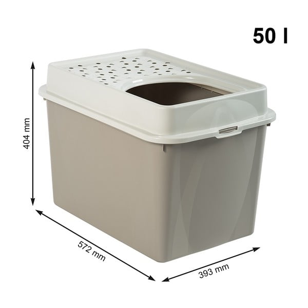 Macskatoalett 57,2x39,3 cm Eco Berty - Rotho-image-1