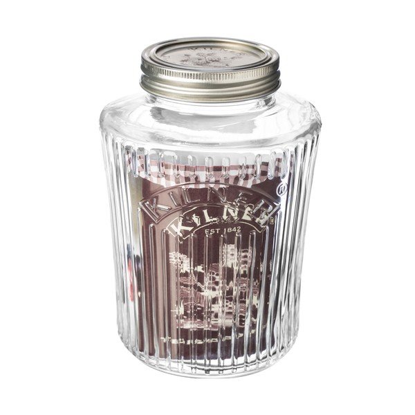Vintage befőttesüveg csavaros kupakkal, 1 l - Kilner-image-1