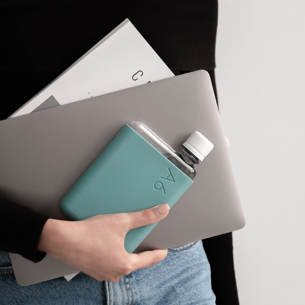 A6 Sleeve türkizkék szilikon palacktartó - Memobottle-image-3