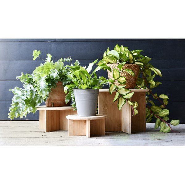 Bambusz virágtartó állvány ø 25 cm (magasság 19,5 cm) – Esschert Design-image-2