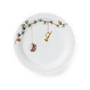 Fehér desszertes porcelán tányér karácsonyi mintával ø 19 cm Hammershøi Christmas – Kähler Design
