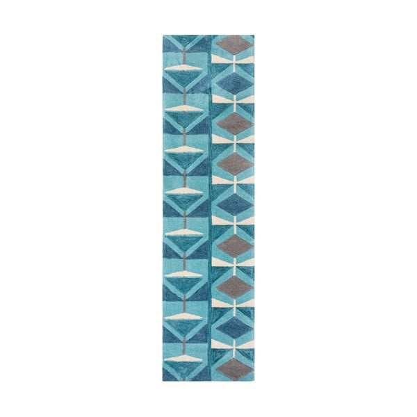 Kodiac kék futószőnyeg, 60 x 230 cm - Flair Rugs