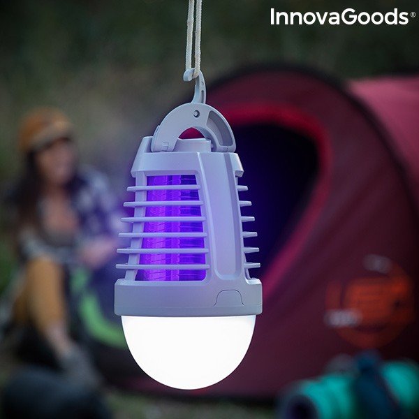 Tölthető szúnyogriasztó lámpás 2in1 - InnovaGoods-image-4