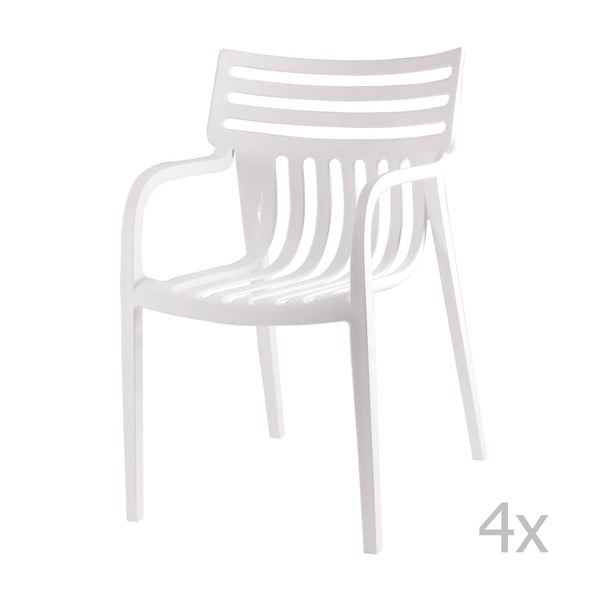 Rodie fehér székkészlet, 4 részes - sømcasa