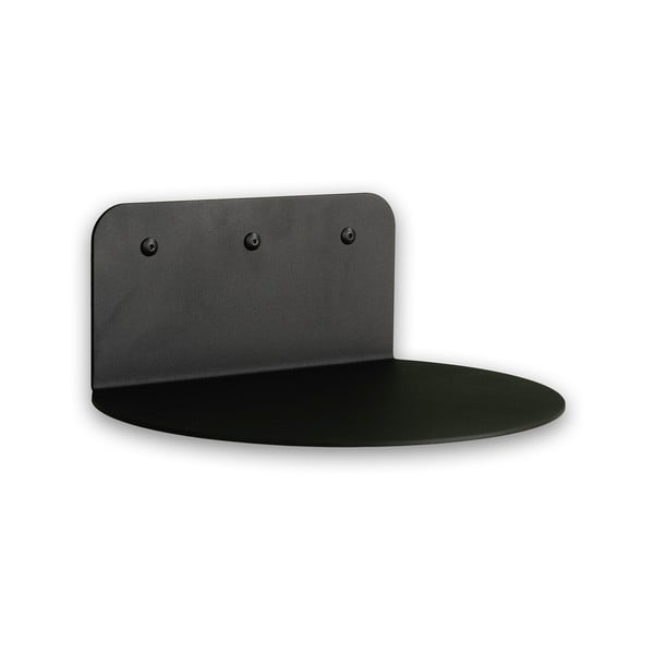 Fekete fém fali polc 30 cm Flex – Spinder Design
