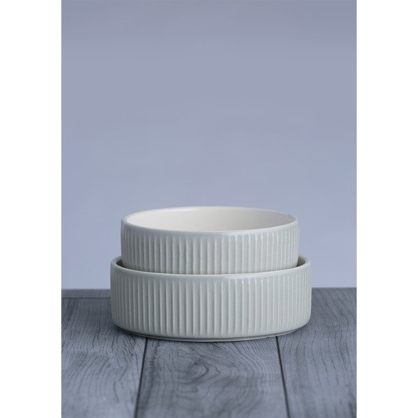 Agyagkerámia kutya tálka ø 15 cm Linear Grey – Mason Cash-image-1